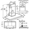 Zanussi ZHB92670XA campana decorativa con 3 velocidades zan - 73325436107923