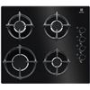 Electrolux KGG6407K encimera a gas negro 4 zonas ele - 73325435496581