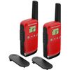 Motorola PMR-T42 ROJO talkabout t42 rojo walkie talkies 4km 16 canales pantalla lcd - +95922