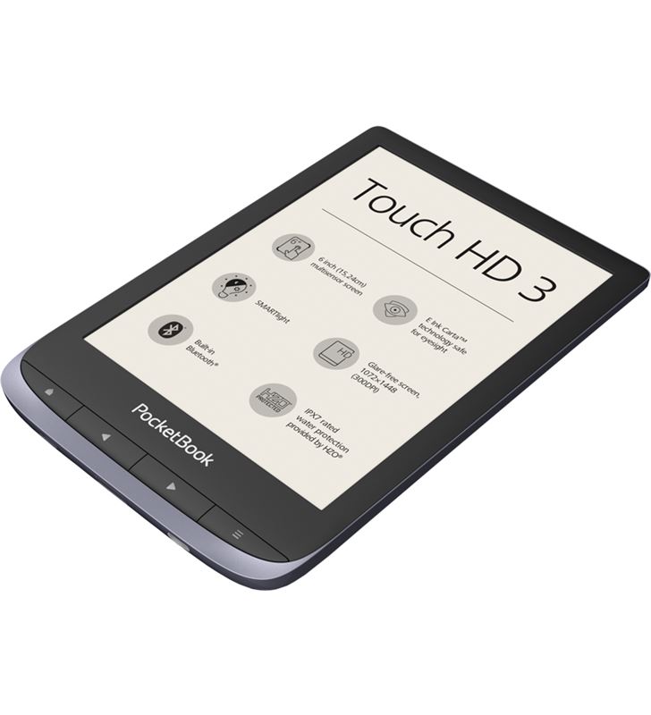 Compra ofertas de Pocketbook PB632-JWW TOUCH touch 3 hd gris metálico e-book  libro electrónico 6'' e-ink wifi