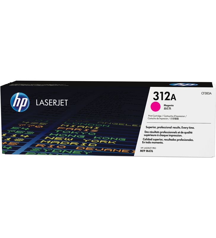 Hp CF383A toner magenta nº312a para color laserjet pro 476nw / m476dn / m476dw - 2 - CF383A