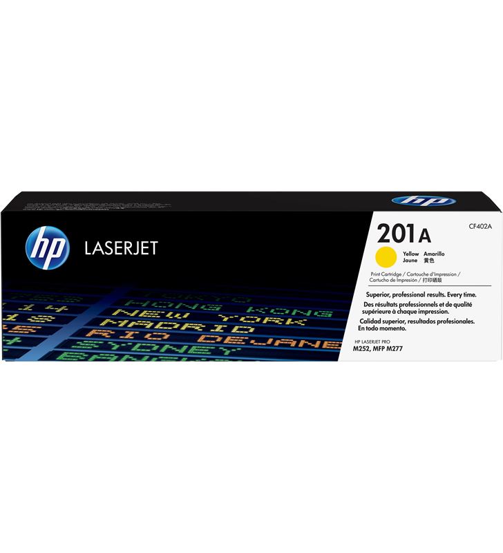 Hp CF402A toner amarillo jetintelligence - nº201a - 1400 páginas - para las - CF402A