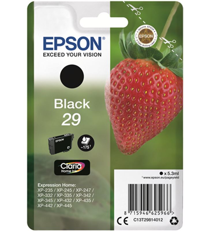 Epson C13T29814012 tinta claria home negro 29 Otros productos consumibles - EPSC13T29814012