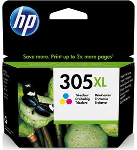 Hp 3YM63AE cartucho de tinta color nº305xl - 200 páginas aprox. - compatible según - 3YM63AE