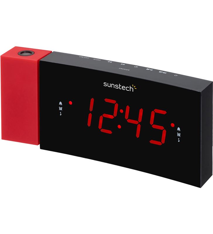 Oferta del día Sunstech  Sunstech FRDP3RD radio despertador proyector ,  rojo