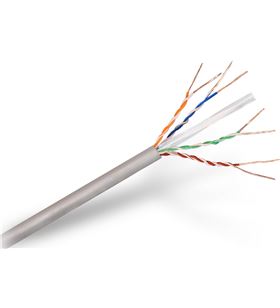 Aisens A135-0273 bobina de cable - cat6 - utp rígido - awg24 - 305m - gris - AIS-CAB A135-0273