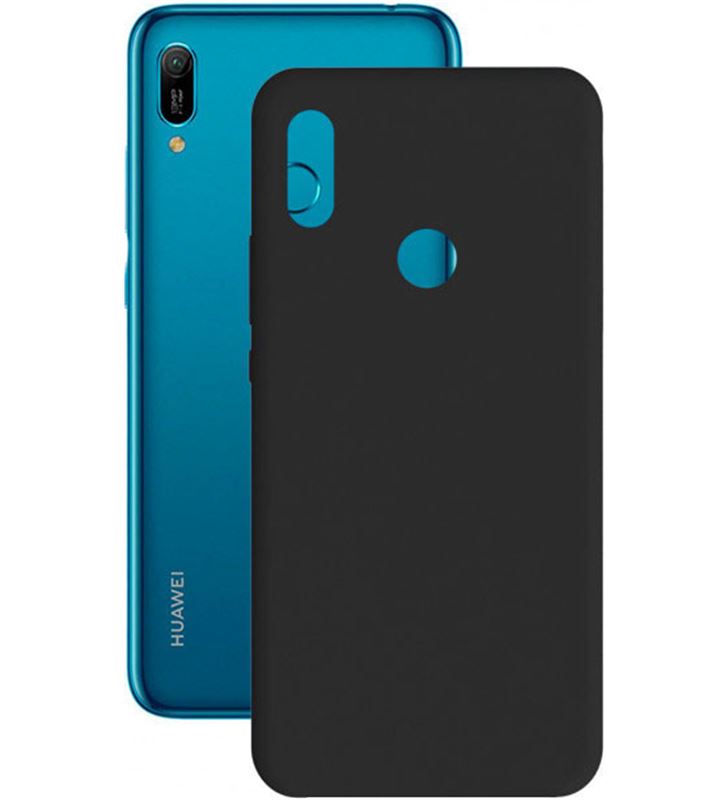 Ksix L0795COR01 funda silk tpu huawei y6/y6s 2019 negra - L0795COR01