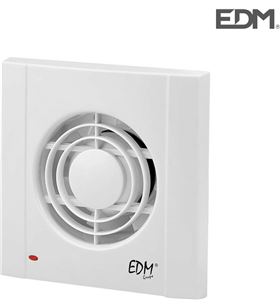 Edm extractor de aire 13w ø98 mm 120m3 con temporizador marco 2cm ancho 8425998084047 - 08404