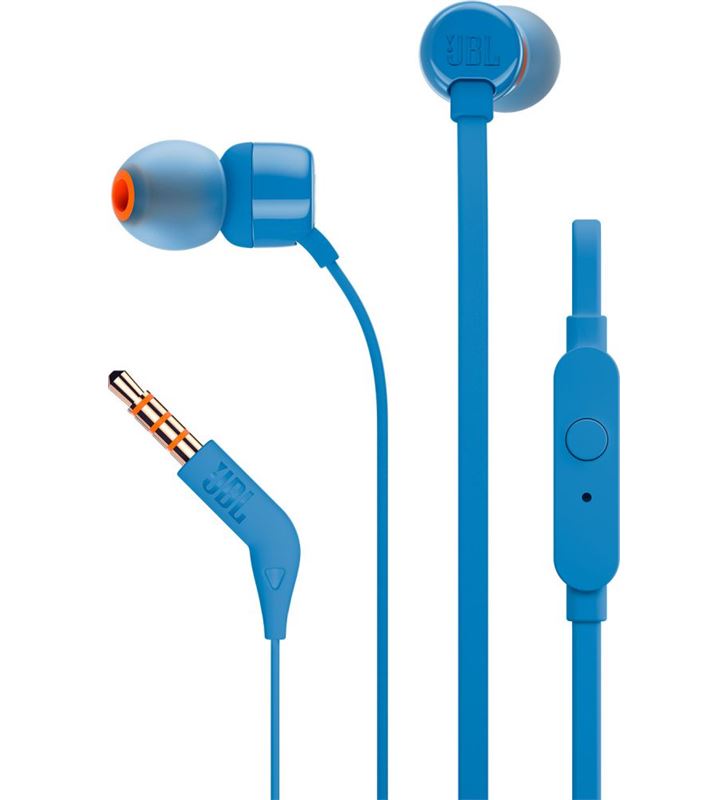 Jbl T110 AZUL auriculares de botón con micrófono integrado - 33219073_4263906444