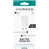 Vivanco 62399 cargador super rápido 3.0 25w 3a out tipo c + cable tc 1m - 92043059_5518185299