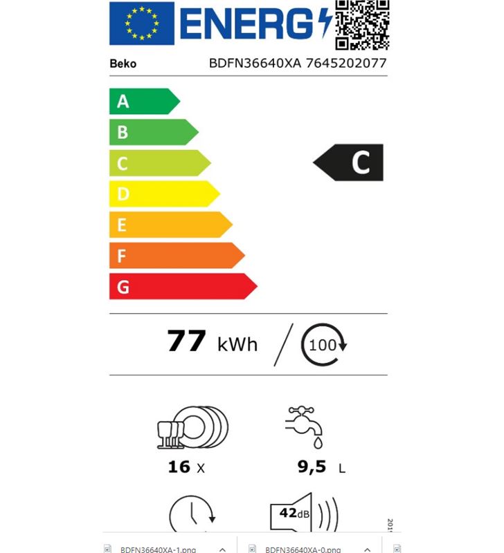 Beko BDFN36640XA beyond lavavajillas 60 autodose-prosmart 16c 3r bandeja c - BDFN36640XA-5