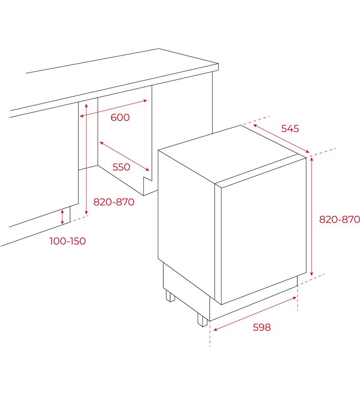 Teka 113470015 frigorifico 1p rsl 41150 bu 82x59.8x54.5cm g integrable e - 8434778021882