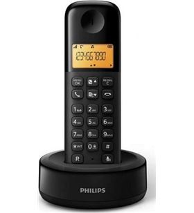 Philips D1601B34 teléfono d1601b/34 single negro Telefonía - D1601B34