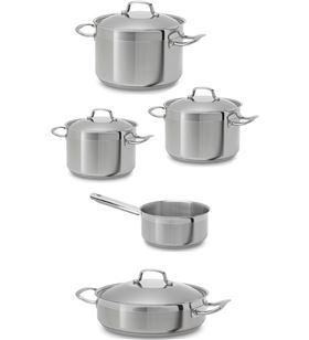 Teka 49004840 set de cocina set de 9 piezas de acero inoxidable apto para todo tipo de placas - 49004840