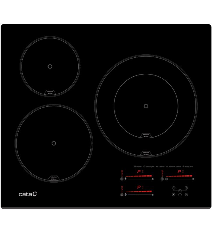 Cata INSB 6028 BK placa de induccion 3zonas de coccion 60cm - 70690