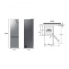 Samsung RB38C600CS9_EF frigo combi 203x59.5x65.8cm clase c libre instalacion inox