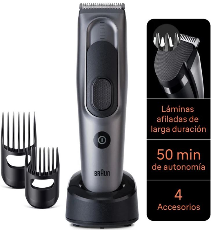 Braun HC7390 cortapelos 4 accesorios recargable CUIDADO PERSONAL - HC7390