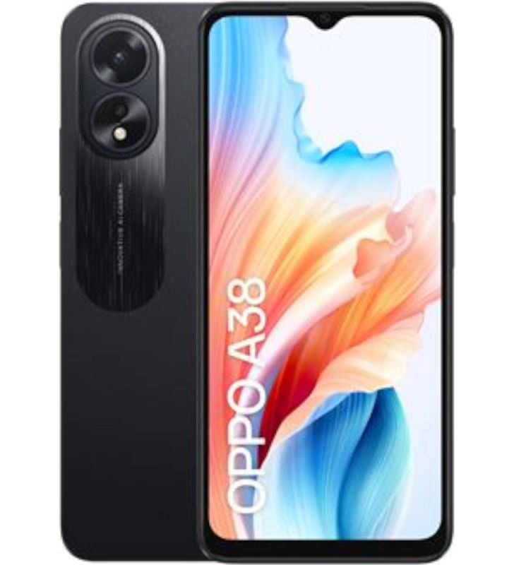 Oppo A0050711 teléfono a38 4gb/128gb black TELEFONIA - ImagenTemporalSihogar