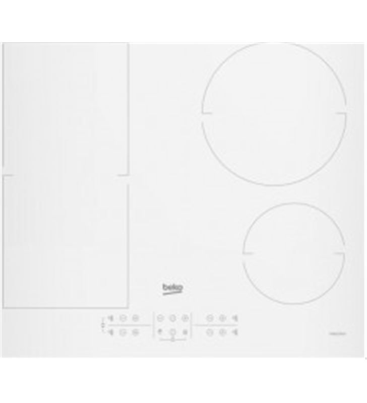 Beko HII64200FMTW placa flex inducción blanca 4 zonas 7200w - 84455