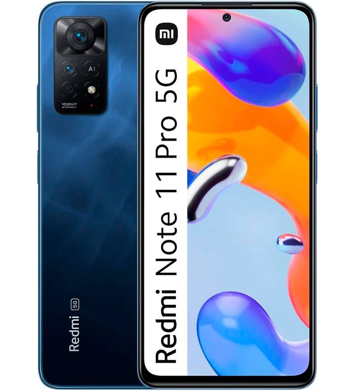 Xiaomi +29661 #14 sc1 redmi note 11 pro 5g blue / reacondicionado / 8+128gb / 6.67'' amoled 120hz full hd+ reac. redmi note 11 p