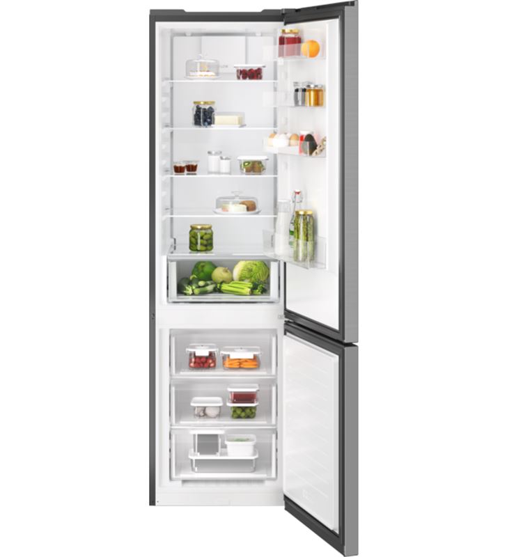 Aeg ORC6N361DS frigo combi 202x59.5x66.4 clase d libre instalacion look inox serie 6000 - ImagenTemporalSihogar