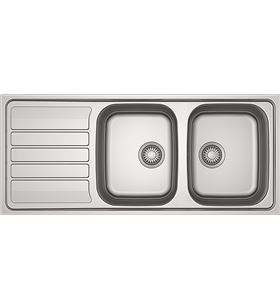 Mepamsa 101.0712.807 flash 116.50 inox fregadero rev acero inox 1160 x 500 x 155mm 7612986391183 - 101.0712.807