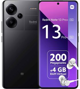 Xiaomi TF272531169 smartphone redmi note 13 pro+ 5g 6 67 8gb ram 256gb rom black - +29317