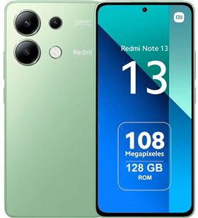 Xiaomi A0052432 movil smartphone redmi note 13 6gb 128gb mint green tf272531391 - +29442