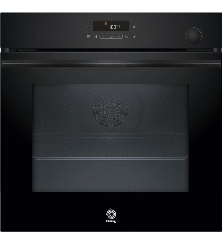 Balay 3HA5129N3 horno electrico con vapor de 60cm clase a+ cristalnegro - ImagenTemporalSihogar