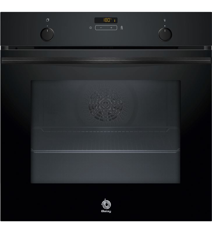 Balay 3HA5749N3 horno independiente pirolitico de 60cm clase a+ cristal negro - ImagenTemporalSihogar