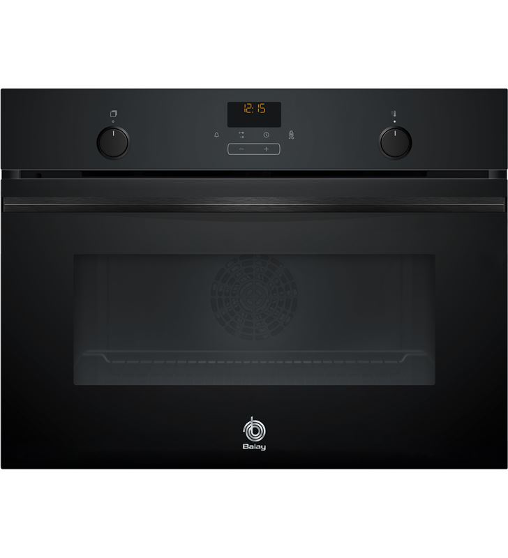 Balay 3CB5159N3 horno independiente compacto de 60cm de anchura clase a cristal negro - ImagenTemporalSihogar