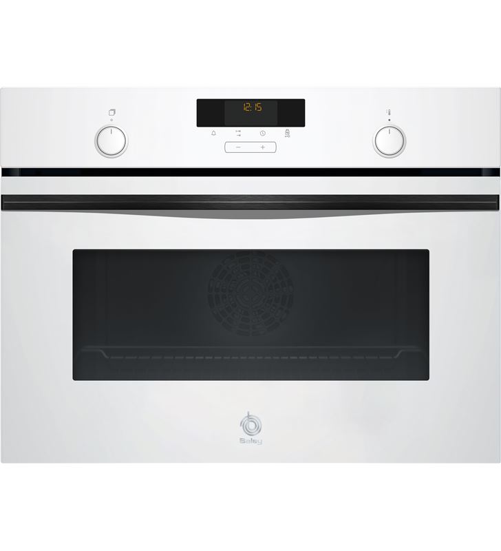 Balay 3CB5159B3 horno independiente compacto 60x45cm clase a cristal blanco - ImagenTemporalSihogar