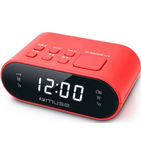 Muse M10RED radio reloj alarma rojo - +21465