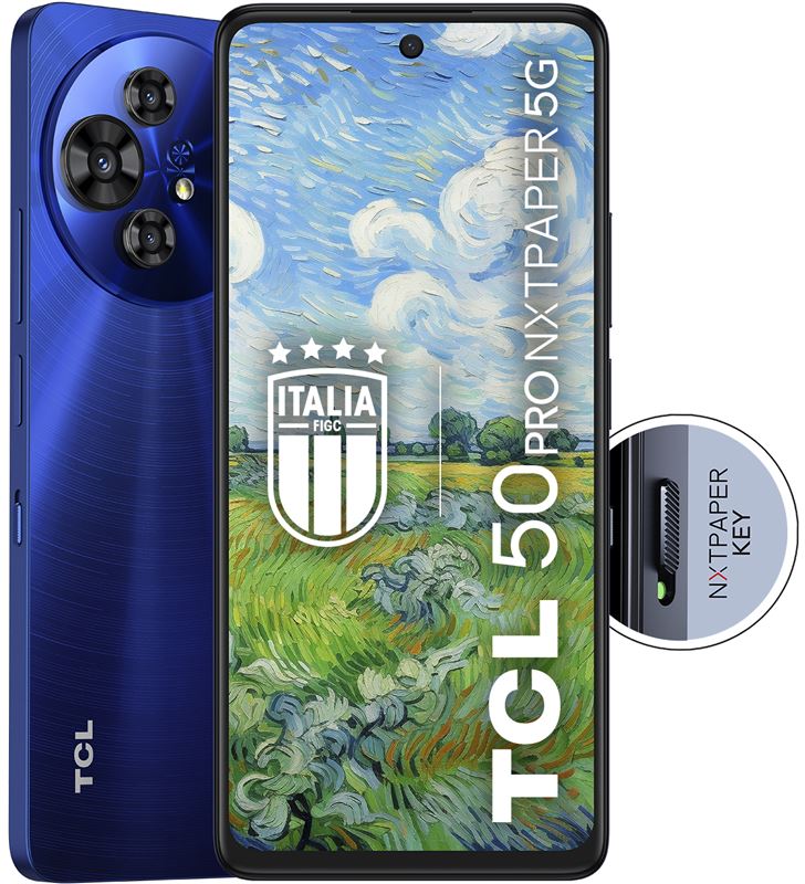 Tcl A0054173 smartphone 50 pro nxtpaper 5g midnight blue tf271342000 - ImagenTemporalSihogar