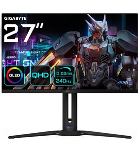 Gigabyte MN54154437 monitor gaming fo27q2 27'' oled 2560x1440 qhd - ImagenTemporalSihogar