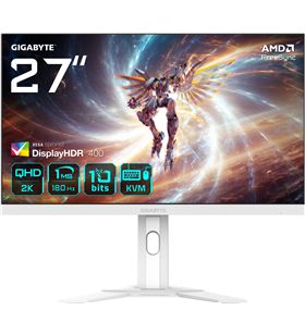 Gigabyte MN54154439 monitor gaming m27qa ice 27'' 2560x1440 qhd ss ips blanco - ImagenTemporalSihogar