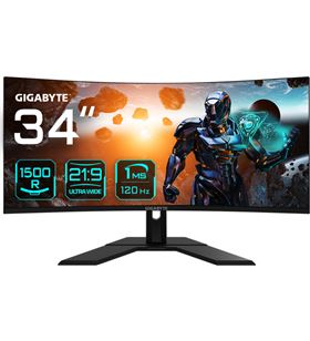 Gigabyte MN55154331 monitor gaming gs34wqc 34'' 3440x1440 va 2k - ImagenTemporalSihogar