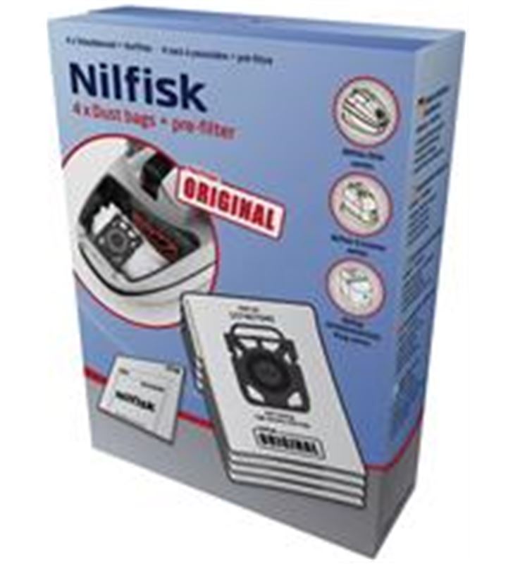 Nilfisk oferta del día  Nilfisk 107407940 bolsas de aspirador elite  Accesorios recambios aspiradora